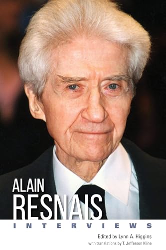 Book cover featuring a portrait of film director Alain Resnais.