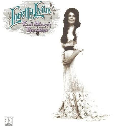 Loretta Lynn album cover, portrait of singer in a long dress.