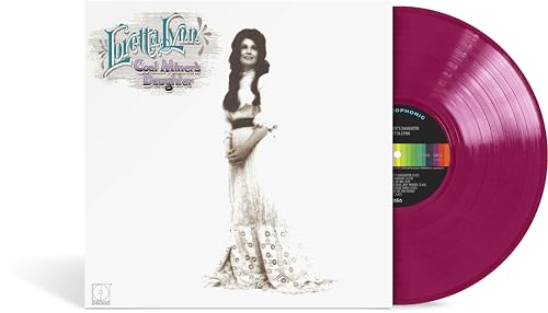 Loretta Lynn’s “Coal Miner’s Daughter” vinyl record with a portrait cover.