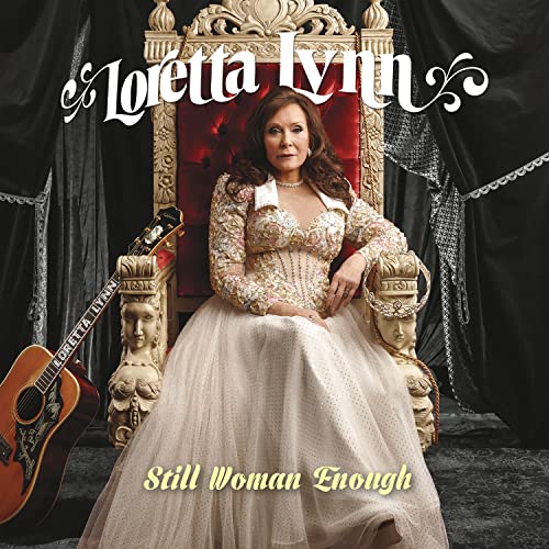 Loretta Lynn album cover: woman in ornate dress seated on a throne.