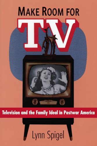 Book cover: vintage TV with woman on screen, title “Make Room for TV.”