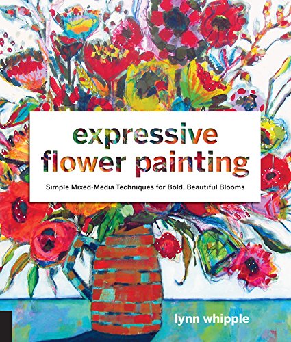 Book cover with vibrant, colorful floral painting and bold title text.