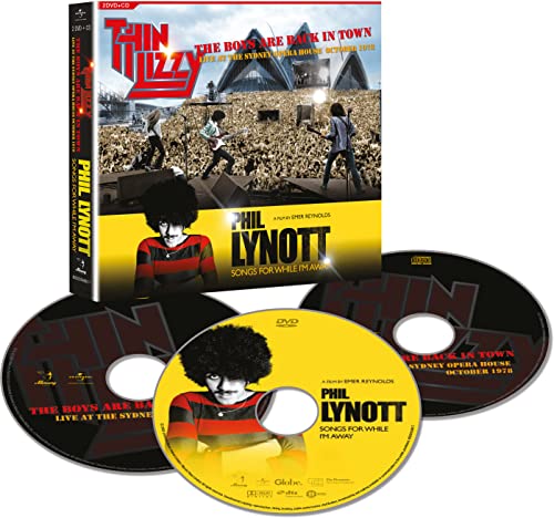 Thin Lizzy concert DVD and CD set featuring Phil Lynott, Sydney Opera House.