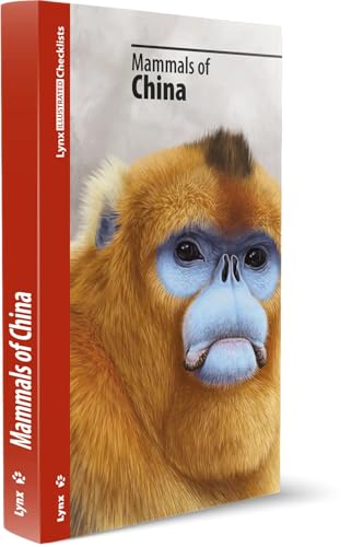 Book cover featuring a golden snub-nosed monkey, titled "Mammals of China".