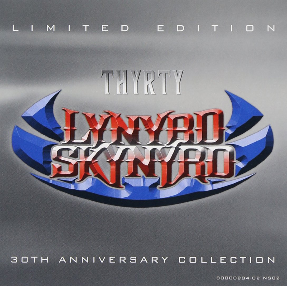 Lynyrd Skynyrd "Thyrty" 30th Anniversary Collection CD cover with silver design.