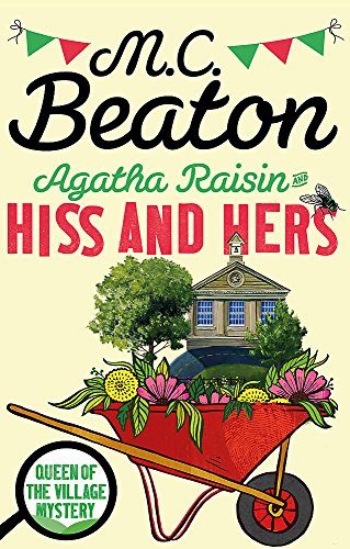 Book cover featuring a red wheelbarrow filled with flowers in front of a building.
