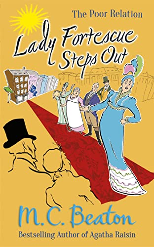 Book cover: illustrated Regency-era people on a red carpet.