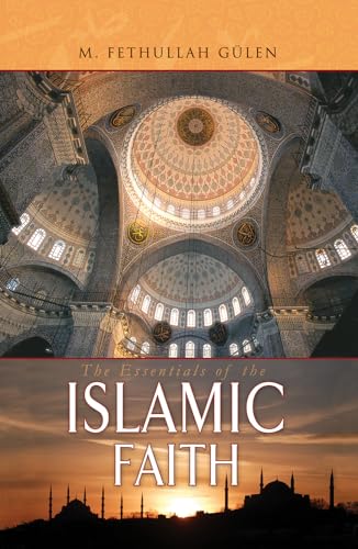 Book cover showing the interior of a mosque dome and a sunset mosque silhouette.