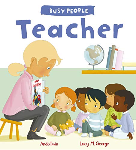 A teacher reads a book to a diverse group of children in a classroom.