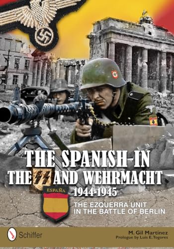 Book cover depicting Spanish soldiers in WWII-era German uniforms, Berlin background.