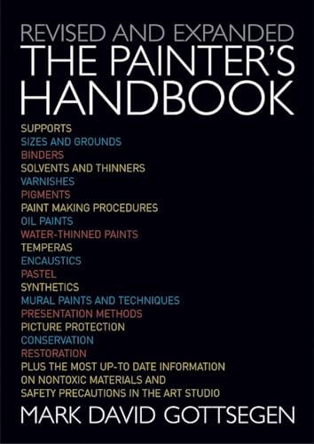 Black book cover with white text: "The Painter's Handbook" by Mark David Gottsegen.