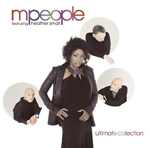 CD cover featuring M People members against a white background with text.