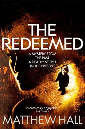 Book cover: "The Redeemed" with a woman’s face and small child image.