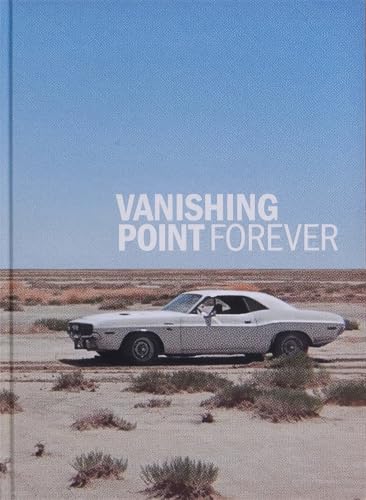 Book cover: vintage car on a desert road under a blue sky.