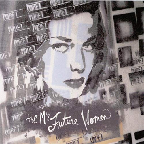 CD cover featuring a black and white portrait of a woman, text “Future Women”.