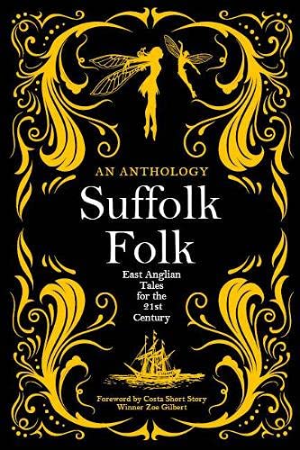 Book cover with gold floral design, fairies, and a sailing ship.