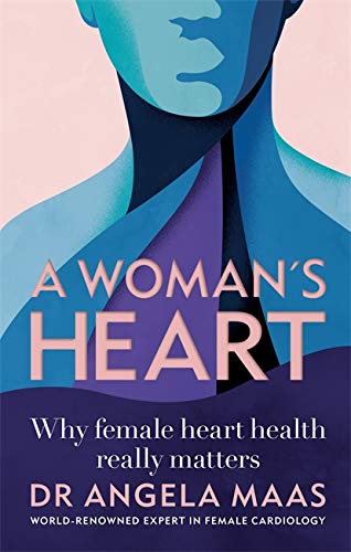 Book cover with abstract portrait and title "A Woman's Heart.