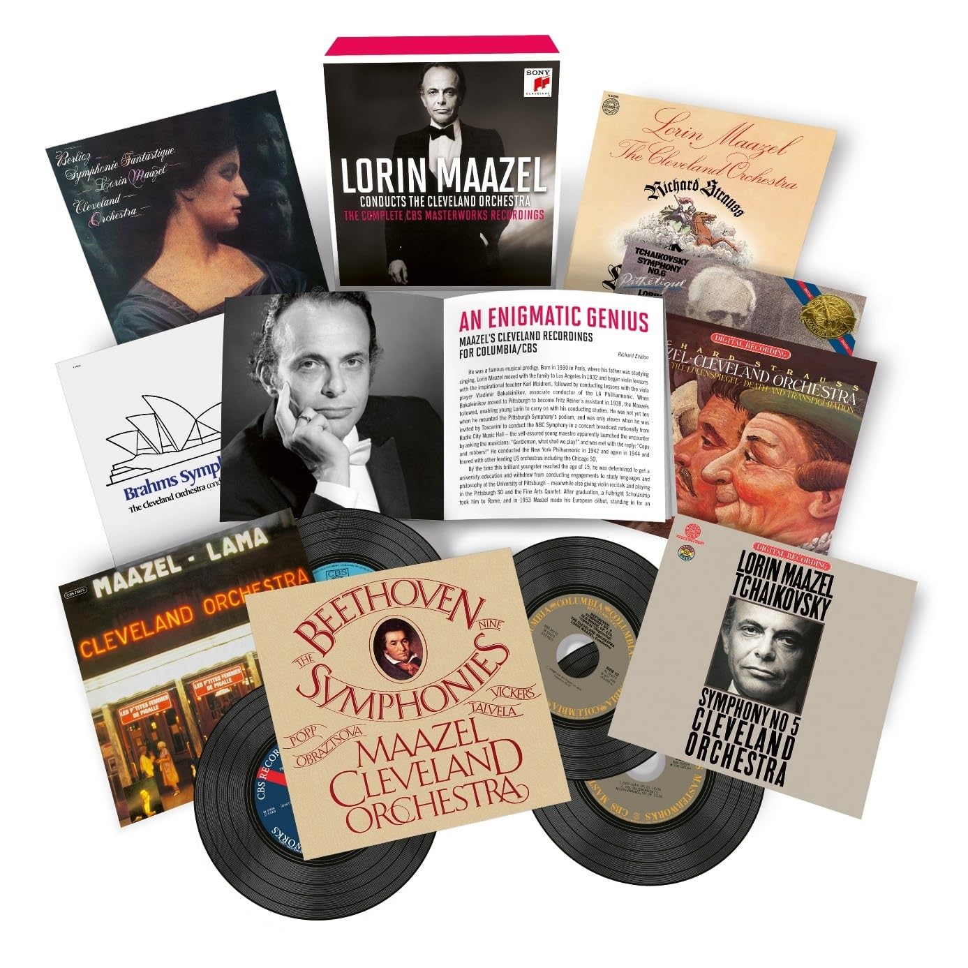 CD case for Lorin Maazel conducting The Cleveland Orchestra.