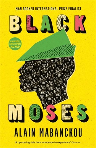 Yellow book cover with a black patterned profile and bold title text.