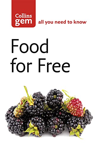 Book cover for Food for Free, Collins Gem series, featuring a pile of blackberries.