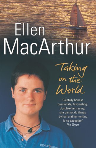 Book cover featuring Ellen MacArthur and a sailboat on the water.