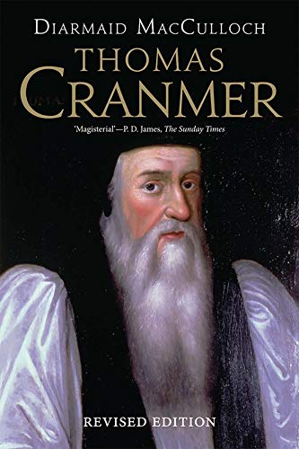 Book cover: portrait of Thomas Cranmer, a bearded man in clerical dress.