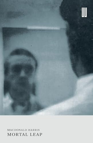 Book cover: blurred portrait of a person wearing sunglasses, title "Mortal Leap".