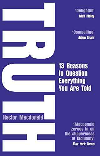 Book cover: "Truth" by Hector Macdonald, with large white text on dark blue.