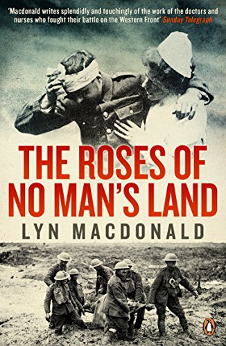 Book cover: soldiers tending to wounded in a muddy, wartime landscape.