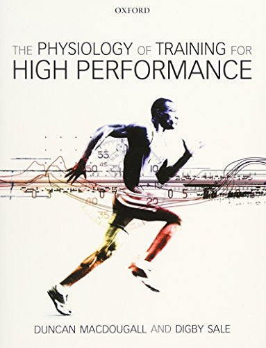 Book cover showing a runner overlaid with scientific graphs and stopwatch graphics.