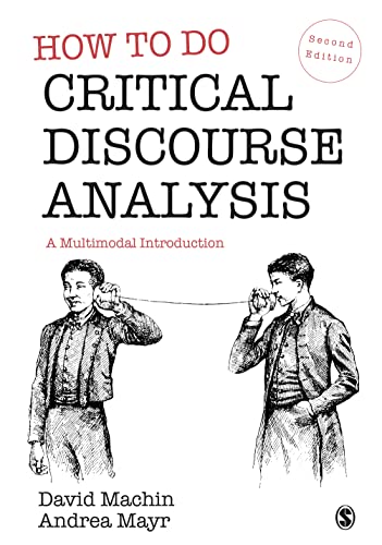 Book cover: “How to Do Critical Discourse Analysis” with illustration of communication.