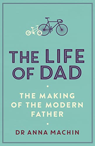 Book cover: "The Life of Dad" with a bicycle illustration.