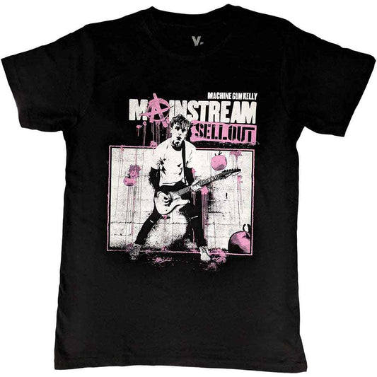 A black unisex t-shirt featuring the Machine Gun Kelly digital cover art graphic.