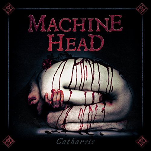 Machine Head “Catharsis” CD cover: bound figure with blood, dark background.
