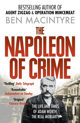 Book cover featuring a portrait of a Victorian man with a mustache.