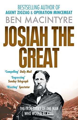 Book cover featuring a portrait of a bearded man, Josiah the Great.