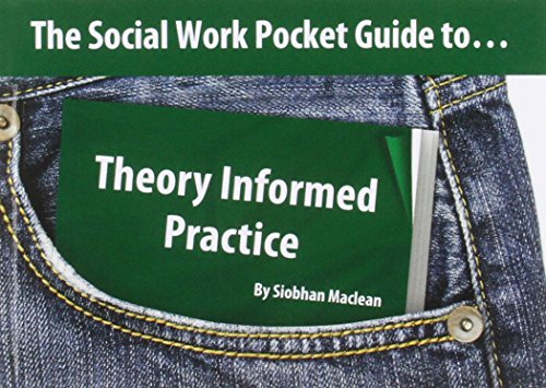 Book cover titled Theory Informed Practice by Siobhan Maclean tucked into a denim pocket.