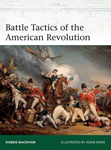 Book cover depicting a Revolutionary War battle scene with soldiers and a drum.
