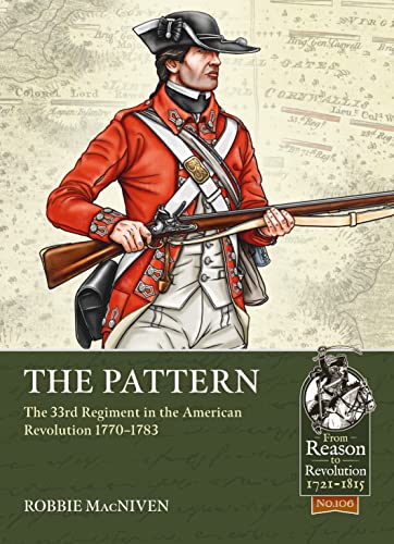 Book cover featuring an illustration of an 18th-century British soldier holding a musket.