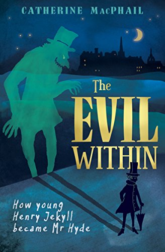 Book cover depicting a shadowy figure and a young man in a hat.