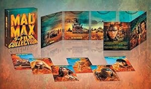 Mad Max 5-Film Blu-ray collection box set with film cover art.