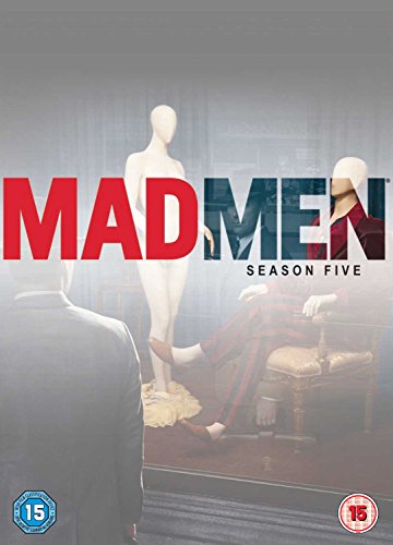 Mad Men Season 5 DVD cover featuring a mannequin and a man in a chair.