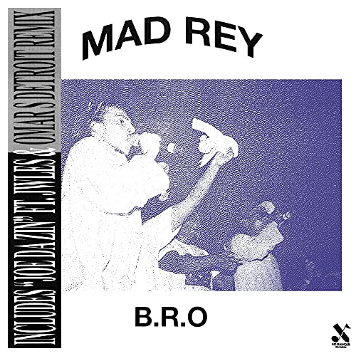 Vinyl record cover featuring a black and white photo of a performer singing.