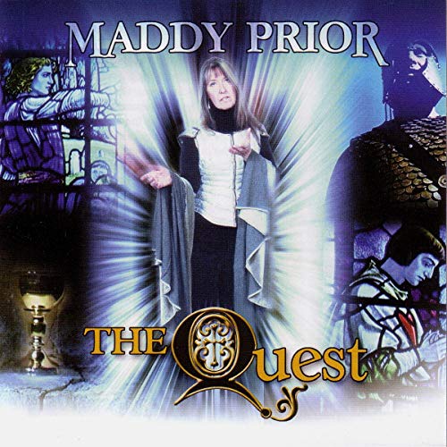 CD cover for “The Quest” by Maddy Prior, featuring a central portrait.