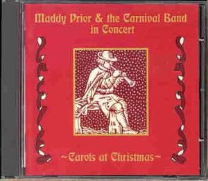 Red CD case with a drawing of a musician playing a horn.