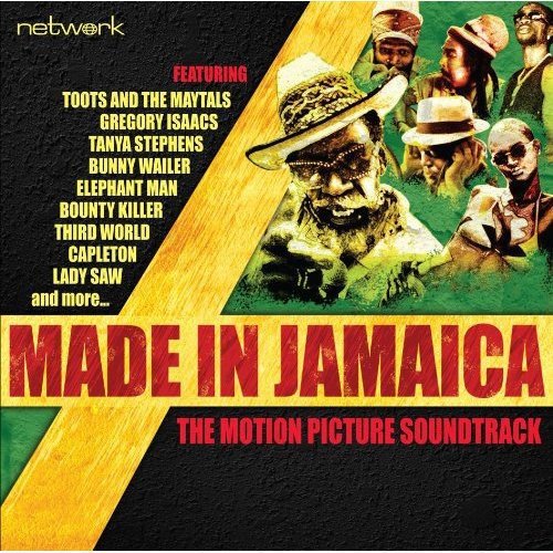 "Made in Jamaica" DVD cover featuring reggae musicians on a black and yellow background.