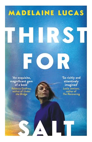 Book cover: “Thirst for Salt” by Madeleine Lucas, featuring a woman’s portrait.