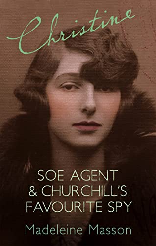 Book cover featuring a portrait of a woman, “Christine: A Search…”