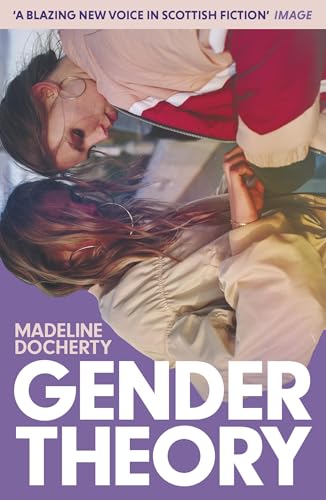 Book cover featuring two people leaning toward each other over a purple background.