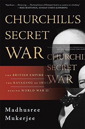 Book cover featuring a portrait of Winston Churchill and the title in large text.